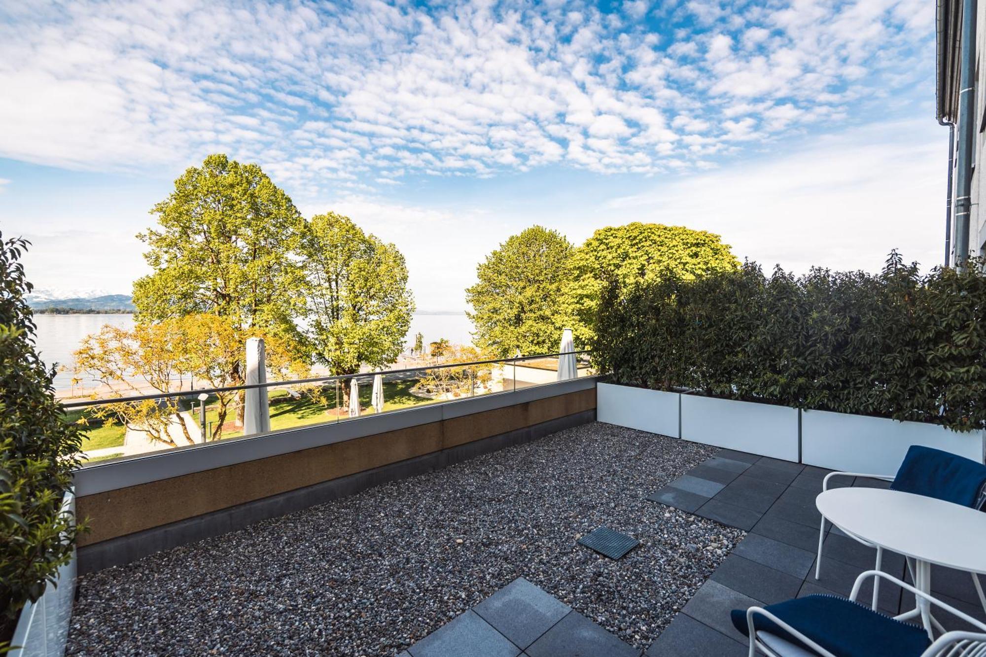 Seehotel Am Kaiserstrand Lochau Exterior photo